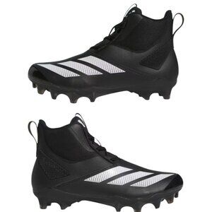 Adizero Chaos‎ Football Linemen Cleats Core Black/White Shoes Men's Size 12 NWT